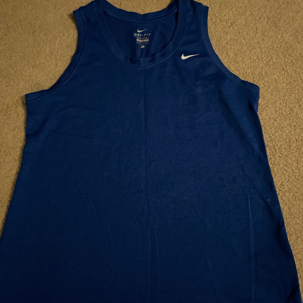 Blue Nike Large Women’s Tank Top Dri Fit